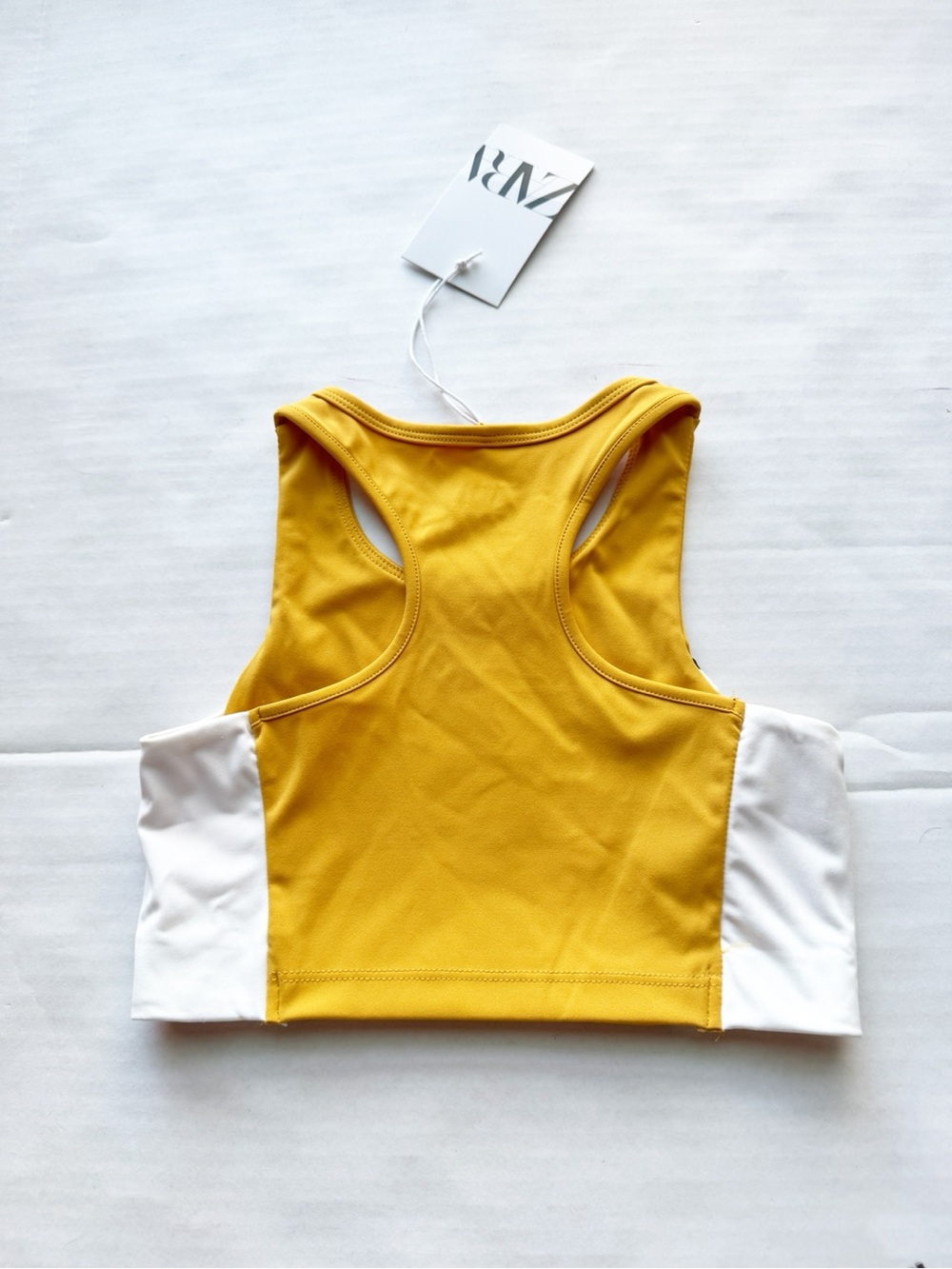 Zara Girl Basketball Crip Too in Mustard NWT - Picture 6 of 12